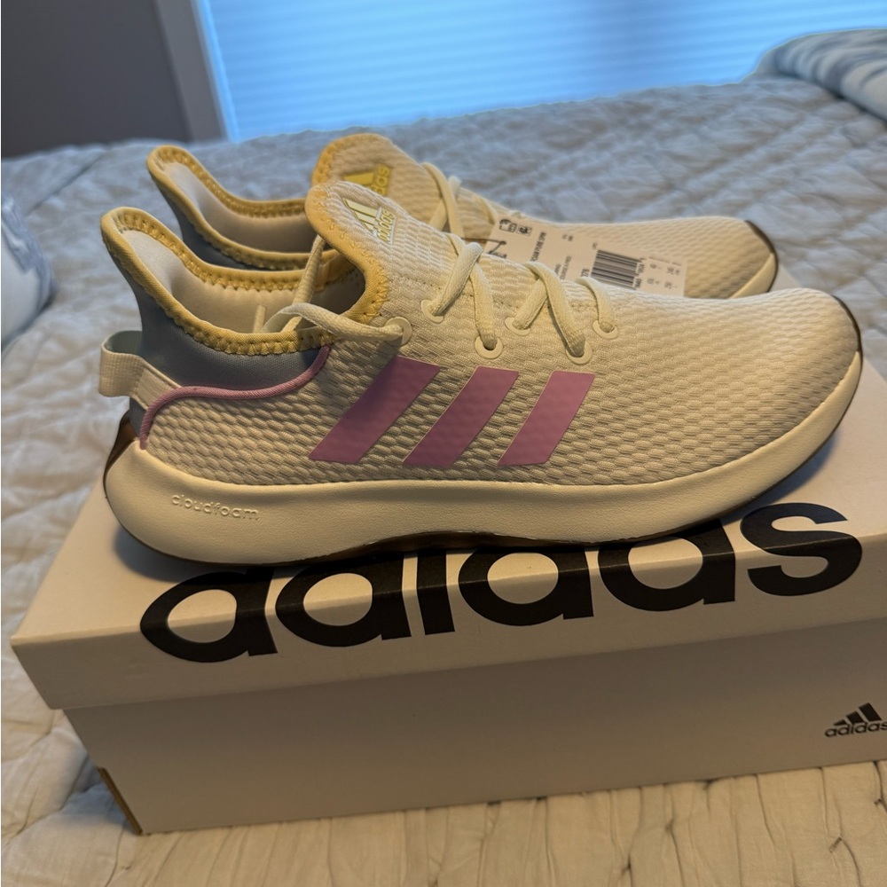 adidas Women's Cloudfoam Pure Sportswear Sneakers - Picture 2 of 4